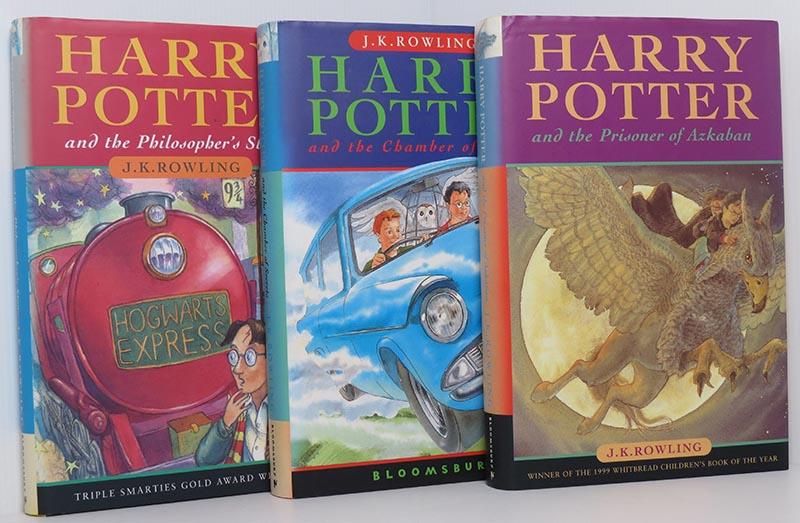 Harry Potter Complete Set Of 7 Hardbacks 1st Eds Bloomsbury Djs Nf
