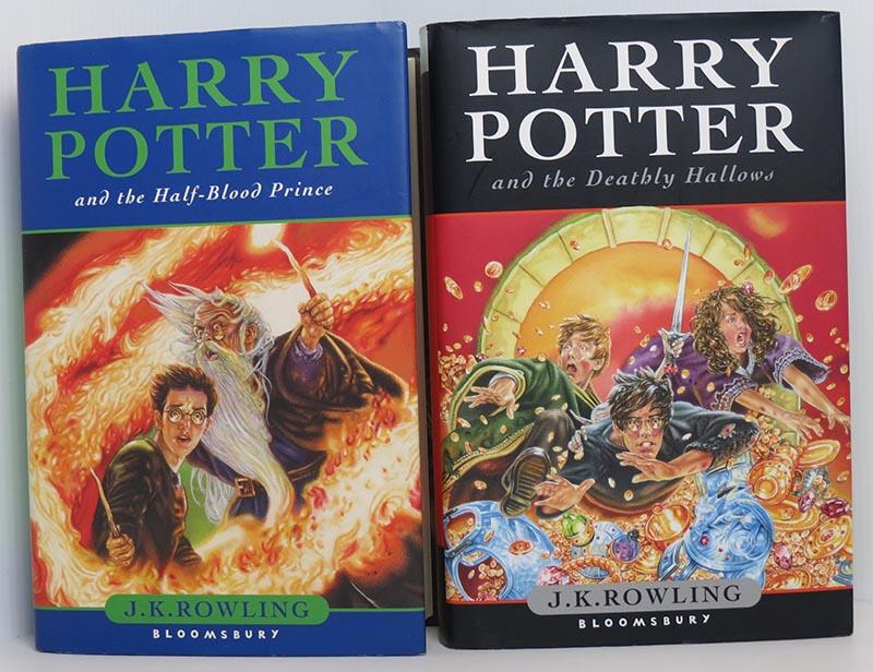 Harry Potter Complete Set Of 7 Hardbacks 1st Eds Bloomsbury Djs Nf