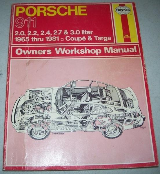 Porsche 911, 1965-81 Coupe and Targa Owner's Workshop Manual