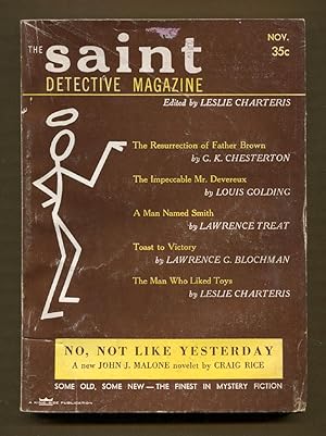 Saint Detective Magazine: November 1956