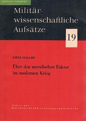 Über den moralischen Faktor im modernen Krieg.