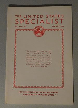 The United States Specialist, #575, January 1978, Vol. XLIX No. 1