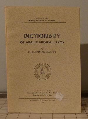 Dictionary of Arabic Musical Terms