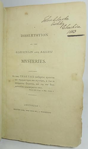 Dissertation and deering thomas e