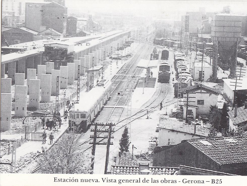 Postal 62257 : Estacion nueva. Vista general de las obras - Gerona - Varios