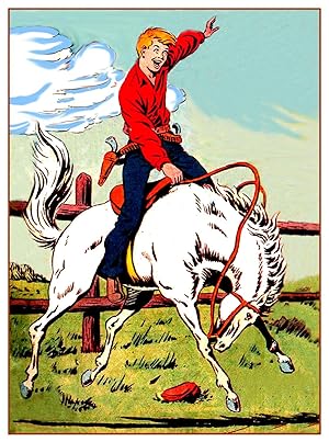 Postal / Postcard: El Boletin serie 12 numero 03: Chispita , serie Heroes a Caballo