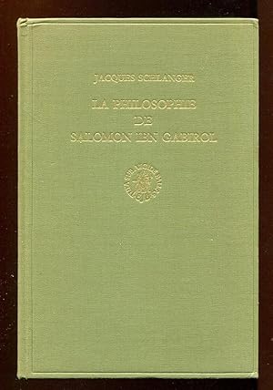 La philosophie de Salomon Ibn Gabirol. Étude d'un néoplatonisme.