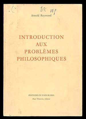 Introduction aux problèmes philosophiques