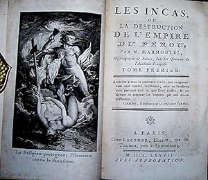 LES INCAS, Ou La Destruction De L'Empire Du Perou. In TWO VOLUMES. FIRST EDITIONS. Leather Binding.