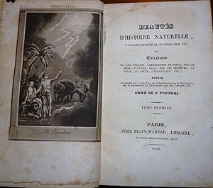 Beautes D'Histoire Naturelle, D'Histoire universelle, de Geographie, etc. Tome premier et Tome de...