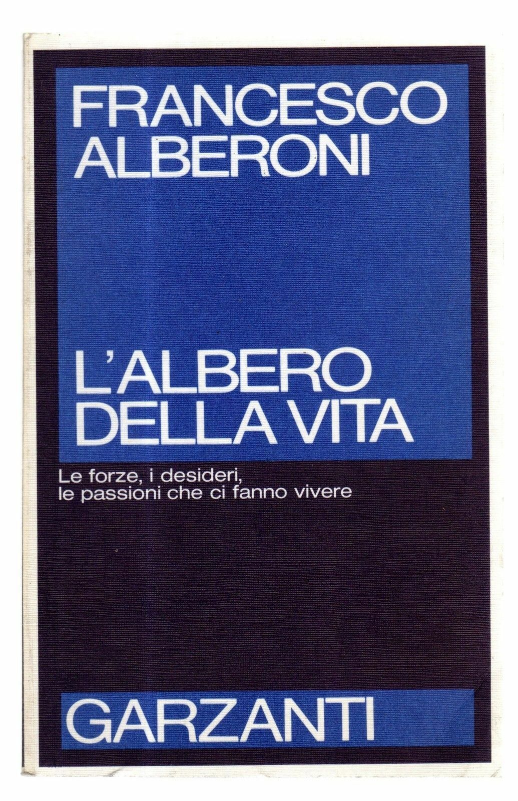 L'ALBERO DELLA VITA di Francesco Alberoni Ed.Garzanti,