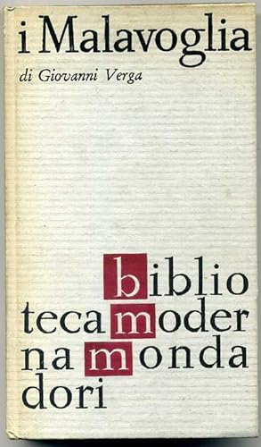 I MALAVOGLIA di Giovanni Verga ed. 1963 Mondadori