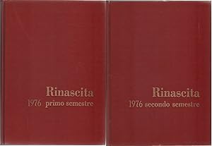 Rinascita. 1976 primo semestre- secondo semestre. 2 volumi A12