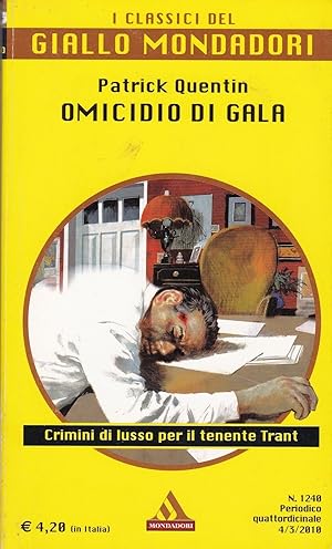 IL GIALLO MONDADORI Patrick Quentin " OMICIDIO DI GALA " N 1240