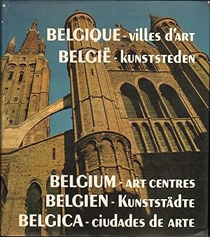 BELGIUM, BELGIQUE, BELGIE, Art centres, Villes d'srt ed. 1974 Meddens