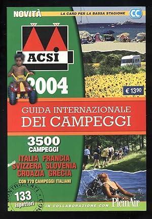 ASCSI GUIDA INTERNAZIONALE DEI CAMPEGGI 2004 ed. ACSI