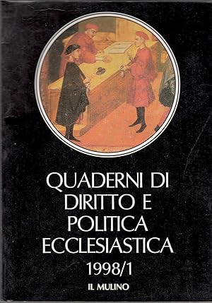 QUADERNI DI DIRITTO E POLITICA ECCLESIASTICA 1998-1 ed. Cedam B02