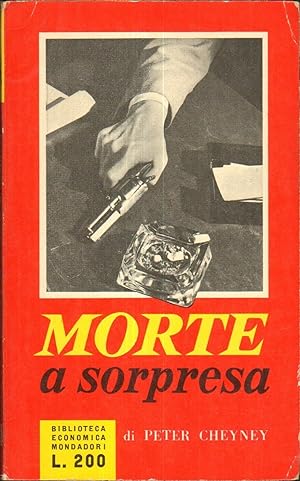 MORTE A SORPRESA di Peter Cheyney 1° ed. 1956 Mondadori