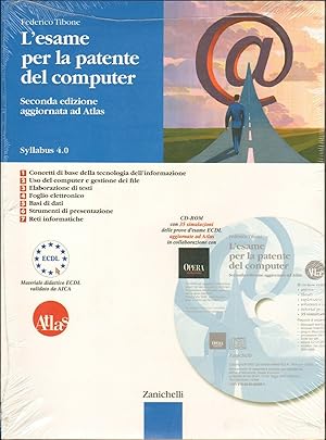 L'ESAME PER LA PATENTE COL COMPUTER Federico Tibone 2° ed. 2007 con CD-Rom A09