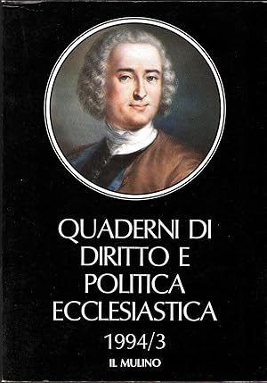 QUADERNI DI DIRITTO E POLITICA ECCLESIASTICA 1994-3 ed. Cedam B02