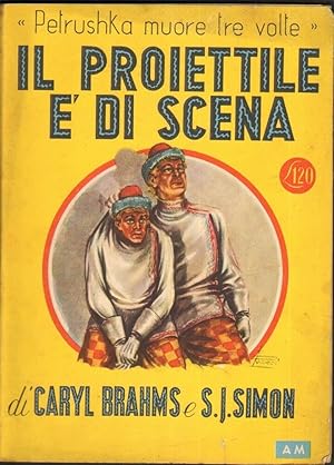 I Gialli Mondadori n. 51 IL PROIETTILE E' DI SCENA di Brahms e Simon 1° ed. 1948