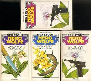 I ROMANZI BREVI DI NERO WOLFE Vol. n. 4 - 5 - 6 di Rex Scout ed. Mondadori 1983