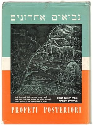 PROFETI POSTERIORI di AA. VV. in ebraico con traduzione in italiano ed. Marietti