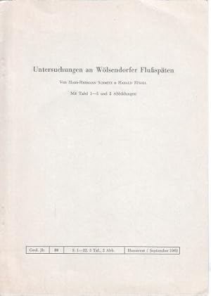 Untersuchungen an Wölsendorfer Flußspäten. Mit Tafel 1 - 3 und 2 Abbildungen. Auszug aus: Geologi...