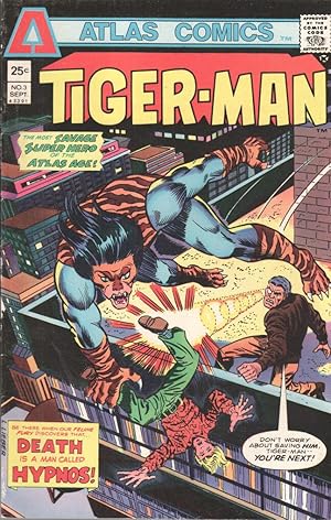 TIGER-MAN - No. 3 - DEATH IS A MAN CALLED HYPNOS! TIGERMAN.