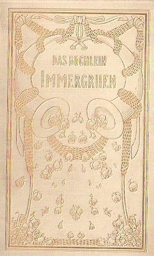 [Jugendstil] Buchlein Immergruen