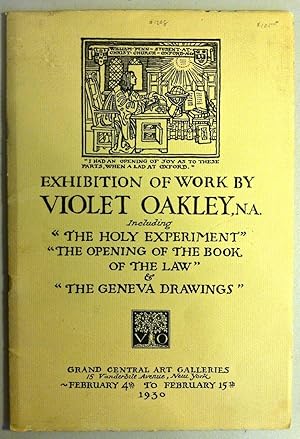 Exhibition of Work by Violet Oakley Including "The Holy Experiment," etc. February, 1930