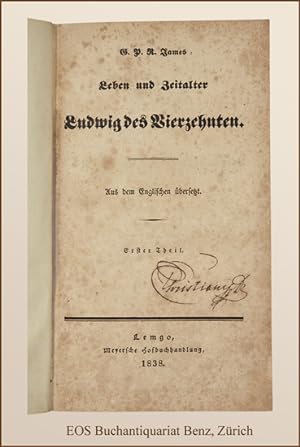 Leben und Zeitalter Ludwig des Vierzehnten. Aus dem Englischen übersetzt.