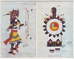 SUN-BUFFALO DANCERS (Man & Woman).