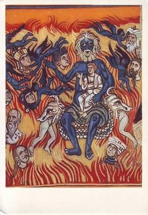 TORCELLO. Cattedrale. Il Giudizio inale - particolare. Lucifero. Mosaico Sec. XII.
