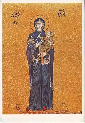 TORCELLO. Cattedrale. La Madonna col Figlio. Mosaico bizantino.