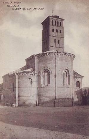 SEGOVIA: Iglesia de San Lorenzo. Cliché J. Duque.