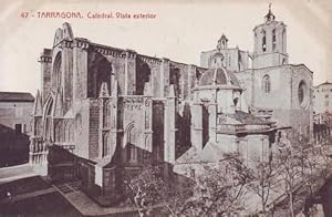 TARRAGONA. Catedral. Vista exterior (47). Fototipia Thomas, Barcelona. Postal 14x9 sin circular, ...