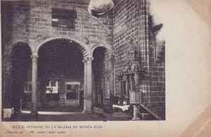 AVILA. Interior de la Iglesia de Mosén Rubí. A. Cánovas fot.