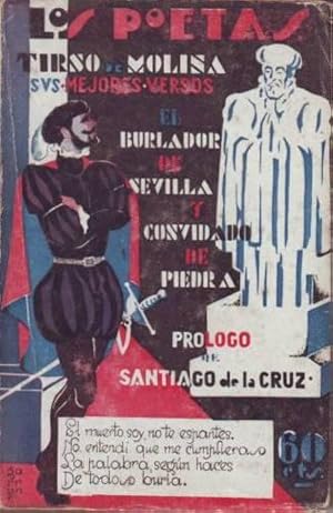 EL BURLADOR DE SEVILLA Y CONVIDADO DE PIEDRA. Prólogo de Santiago de la Cruz. Portada e ilustraci...