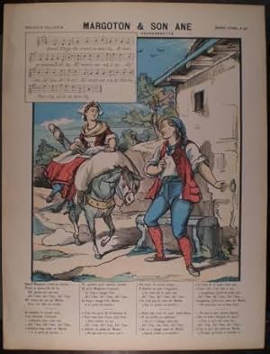 MARGOTON & SON ANE. Chansonnette. Imagerie d'Epinal nº33.