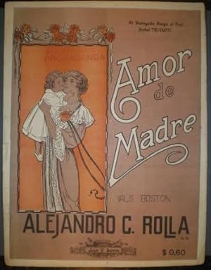 AMOR DE MADRE. Vals Boston. Op.98. (Partitura para piano).