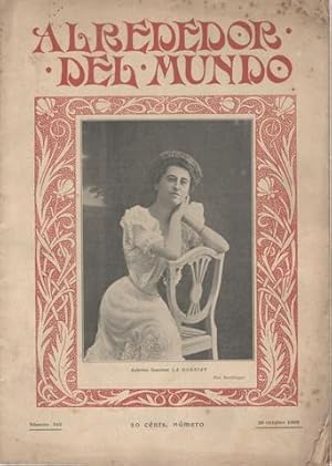 ALREDEDOR DEL MUNDO. Nº 542. 20 octubre 1909. 26x20, 249-268p, ilustrada, cubiertas con algo de ó...