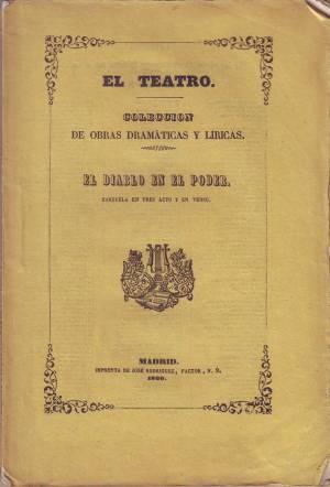 EL DIABLO EN EL PODER. Zarzuela puesta en música por el maestro S. Francisco Asenjo Barbieri. Seg...