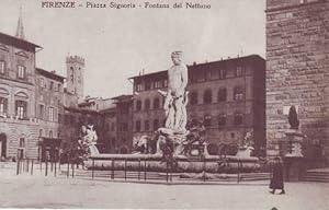 FIRENZE. Piazza Signoria. Fontana del Nettuno.