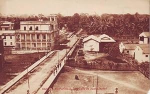 GUINEA ESPAÑOLA. Una calle de Santa Isabel.