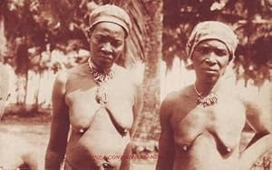GUINEA CONTINENTAL. Mujeres bugebas.