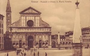 FIRENZE. Piazzale e Chiesa S. Maria Novella.