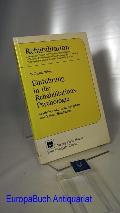 Einführung in die Rehabilitationspsychologie