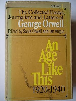 the collected essays journalism and letters of george orwell pdf