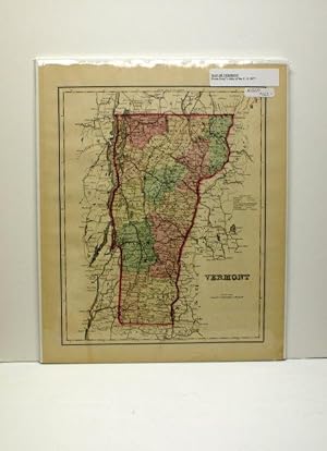 VERMONT [Map]. From Gray's Atlas of the United States.